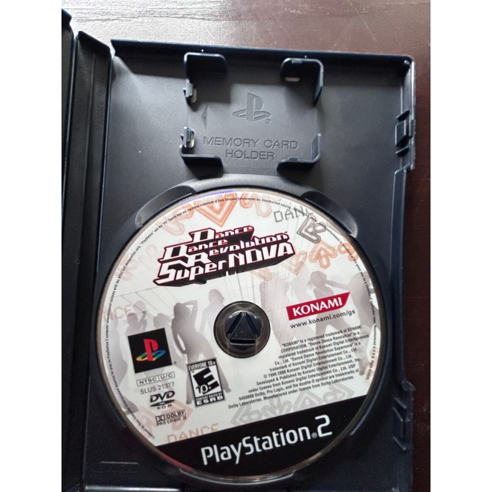 Dance Dance Revolution SuperNOVA PS2 Konami PlayStation 2 Game-manual-Tested - Picture 5 of 6